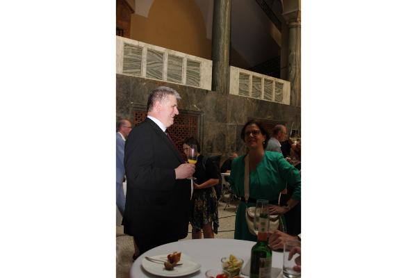 Stehempfang im Lichthof