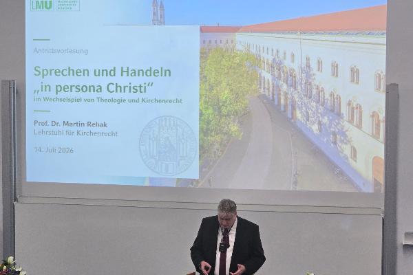 Antrittsvorlesung Prof. Dr. Martin Rehak
