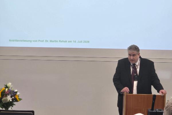Antrittsvorlesung Prof. Dr. Martin Rehak