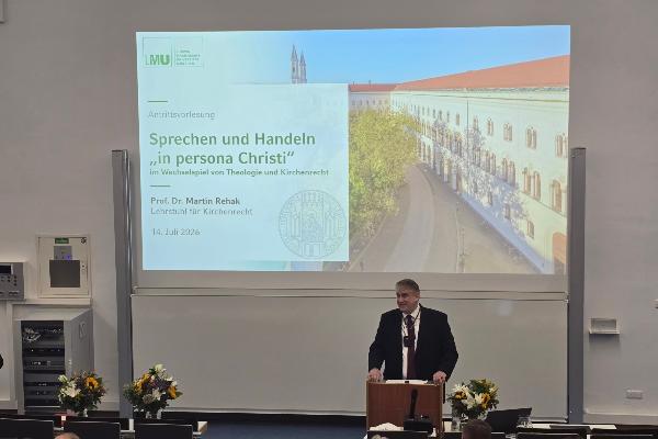Antrittsvorlesung Prof. Dr. Martin Rehak