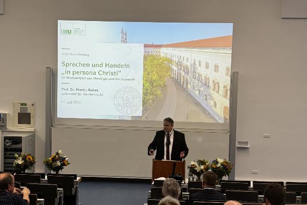 Antrittsvorlesung Prof. Dr. Martin Rehak