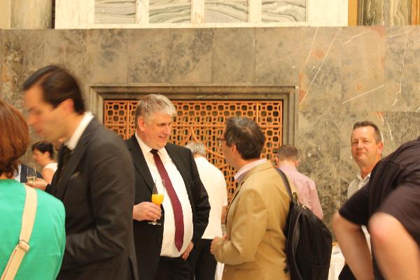 Stehempfang im Lichthof