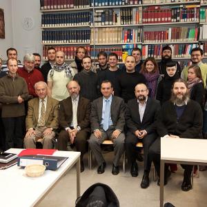Gruppenfoto mit den Dozenten und Studenten