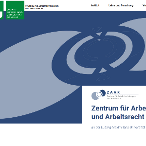 Screenshot Startseite