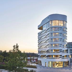 IZB Campus Hotel during sun down