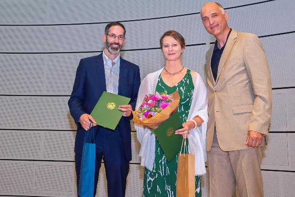 Konstantin Dimitriadis (links), Corinna Haupt (mittig) & Martin Fischer (rechts)