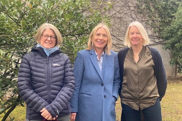 From left to right: Monika Blabl-Jouaux, Birgit Thomas, Regina Pickford