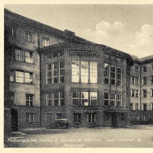 Historische Ansicht - Innenhof, Pathologisches Institut der LMU