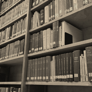 Picture of a bookshelf