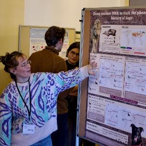 Mahaut Goor and her Poster