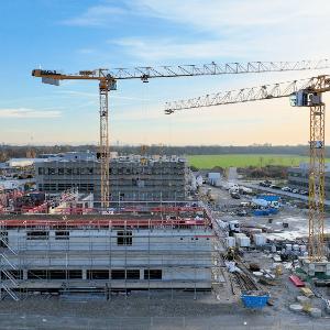 Drohnenaufnahme des Campus OSH