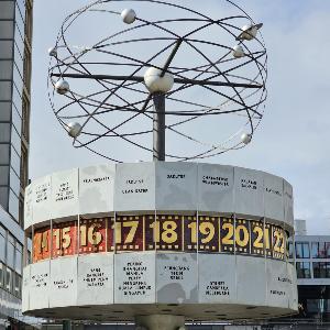 Weltzeituhr in Berlin, Alexanderplatz