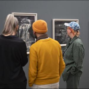 Ausstellungsansicht, Was zu verschwinden droht, wird Bild. Mensch - Natur - Kunst, Lenbachhaus, 2025
