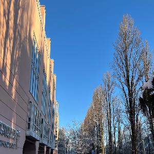 Fakultätsgebäude Leopoldstraße 13 von hinten