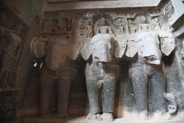 Buddhist caves at Ellora
