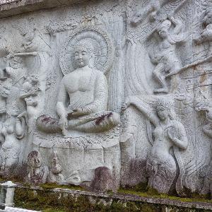 Darstellungen aus dem Leben des historischen Buddha, Tsubosakadera, Nara Präfektur