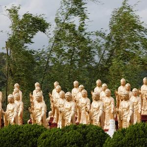 Statuen von Buddhas in Taiwan