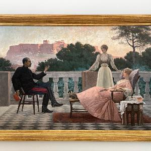 Iakovos Rizos On the Terrace of Athens