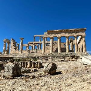 The temple of Aphaia, Egina, Greece
