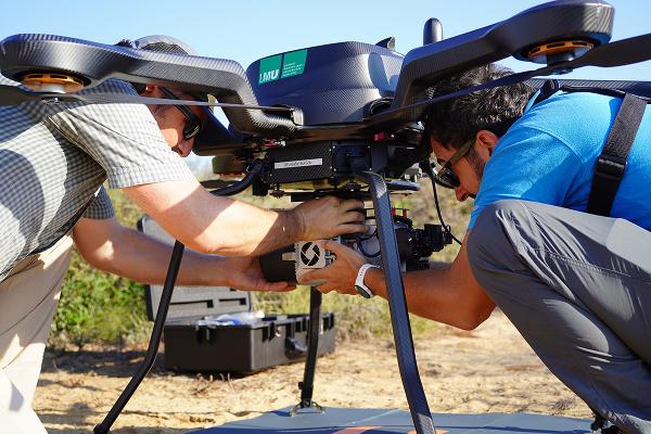 Mounting our RIEGL scanner on the AceCore Noa drone