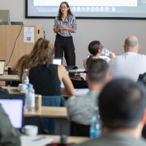 Dr. Anastasia Eleftheriadou teaching