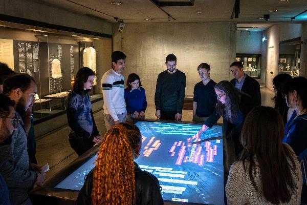 Students at the State Museum of Egyptian Art