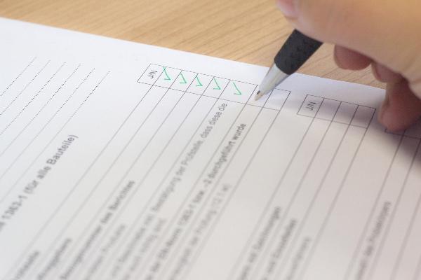 Multiple Choice Prüfung