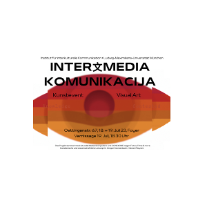 Ausstellungsplakat Intermedija Komunikacija