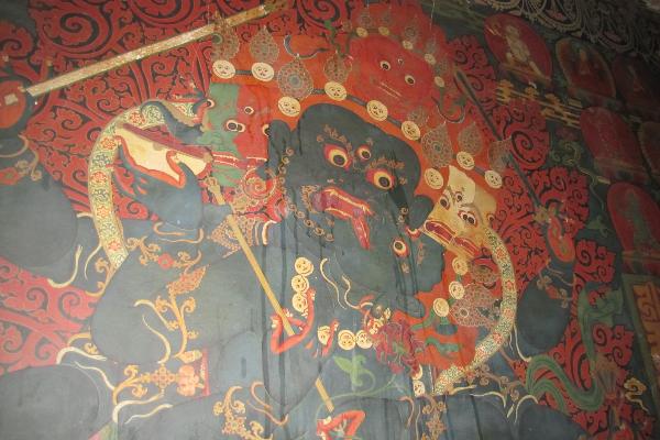 Buddhistische Wandmalereien