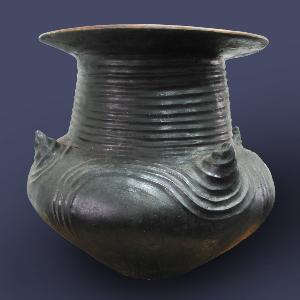 A black Pottery from late Bronze Age.
