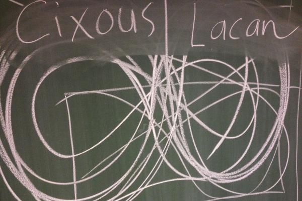 Tafelbild ´Cixous-Lacan´