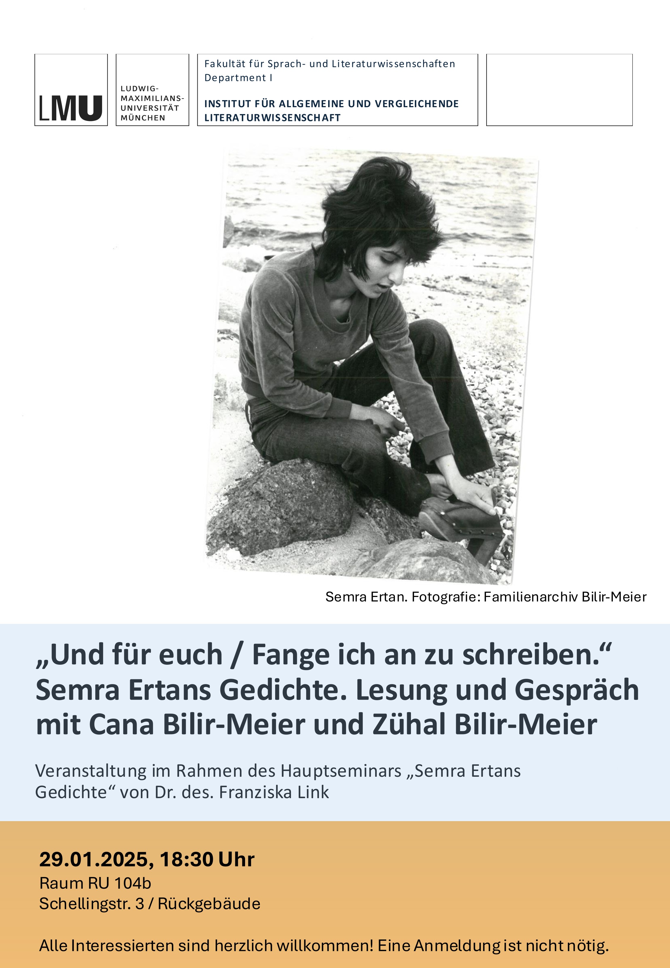 Plakat der Veranstaltung