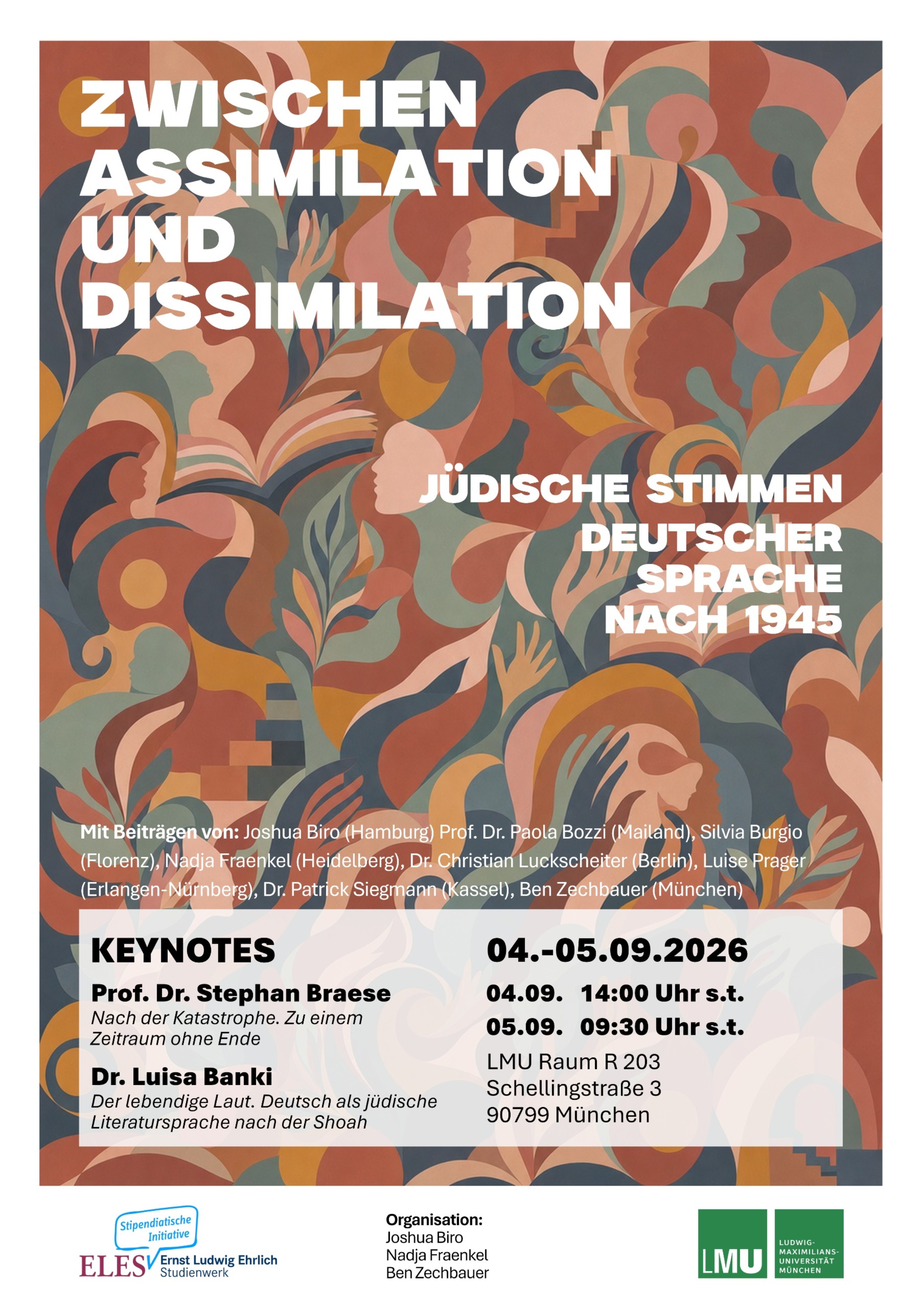 Tagungsplakat Zwischen Assimilation und Dissimilation
