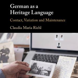Buchcover German as a Heritage Language von Claudia Maria Riehl