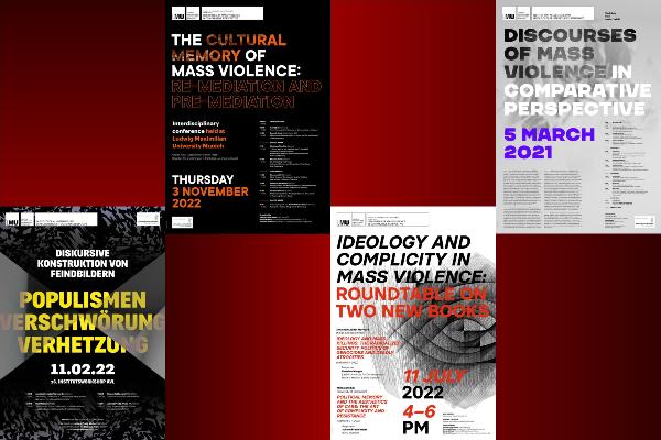 Collage of event posters