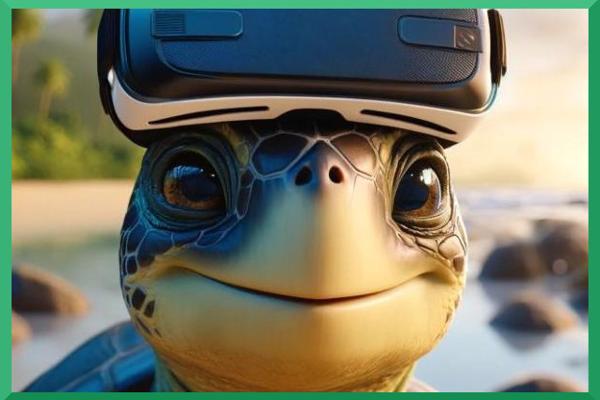 Logo Turtle Das Logo wurde im Rahmen des Projekts TURTLE mithilfe von mit Canva und ChatGPT entwickelt (https://turtle-vr.de/). Verwendung nur mit ausdrücklicher Genehmigung der Rechteinhaber:innen.