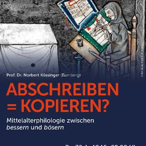Plakat Vortrag Prof. Dr. Kössinger