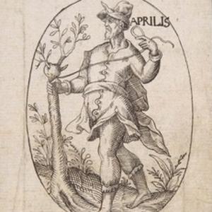 Lithographie: Ein Mann führt eine Verpfropfung durch