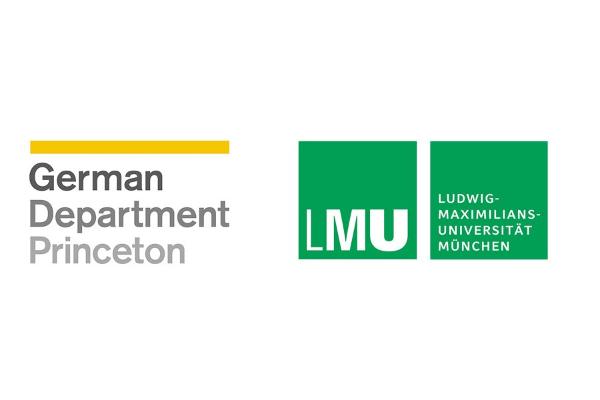 Logos des German Department Princeton und der LMU
