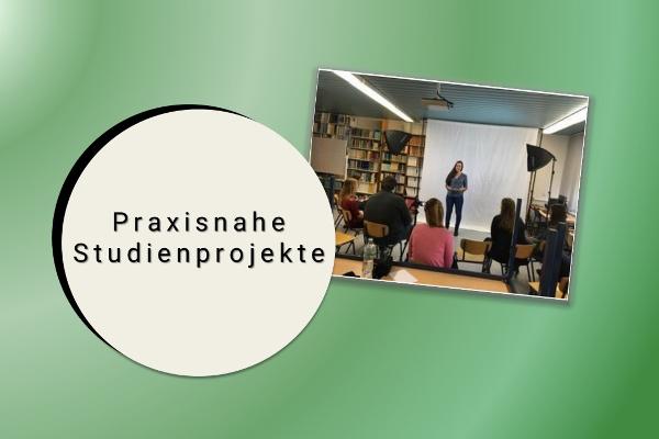 Praxisnahe Studienprojekte - Bild einer Präsentation