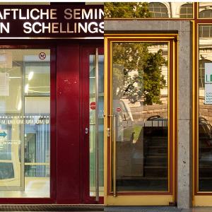 Türen der Schellingstr. 3 und Akademiestr. 7