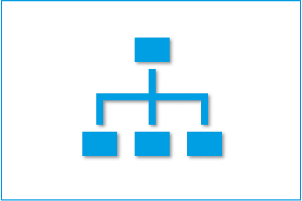 Piktogramm eines Baumdiagramms