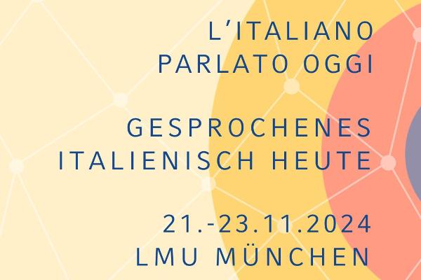 Poster des Workshops Gesprochenes Italienisch