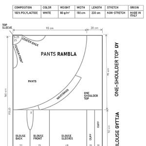 Sewing patterns.