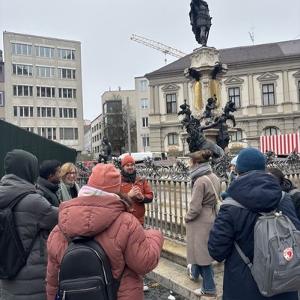The Augustusbrunnen in Augsburg.