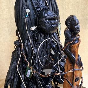 Sculptural final project The Monster We Export by Franziska M. Collet, view 1.