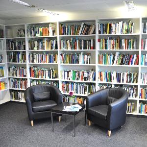Comfy chairs in the RCC library.