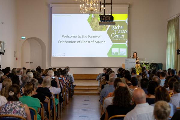 Lena Engel giving opening address.