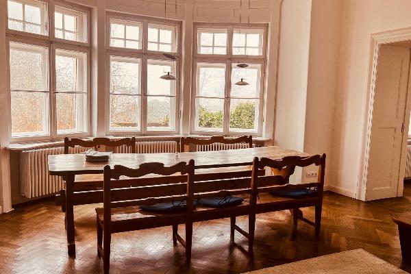 Inside the Landhaus.