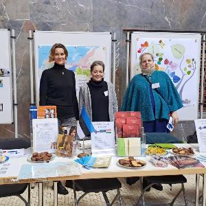 Stand der Finnougrist beim Tag der offenen Tür